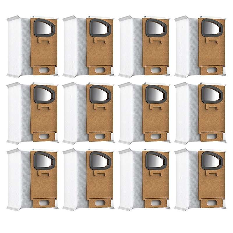 12 Pcs for Xiaomi Roborock H6 H7 Robot Vacuum Cleaner Dust Bag