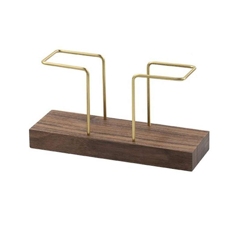 Solid Wood Tissue Holder Home for Table Kitchen Office Decoration B