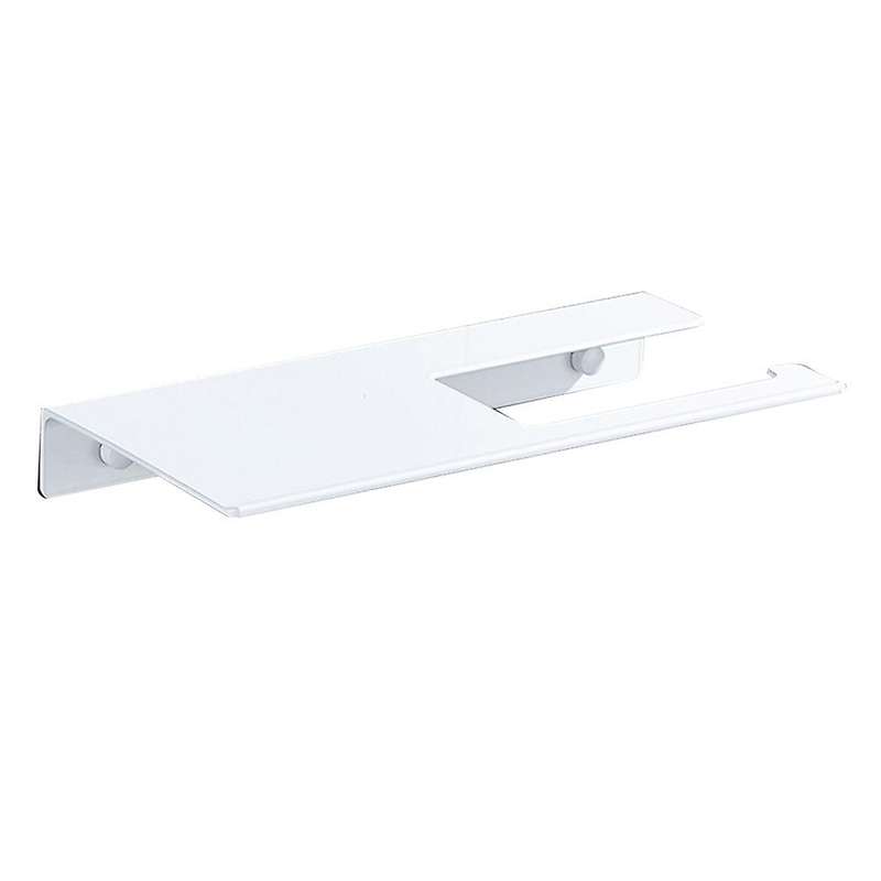 Multifunctional Tissue Holder Toilet Paper Roll Holder(white)