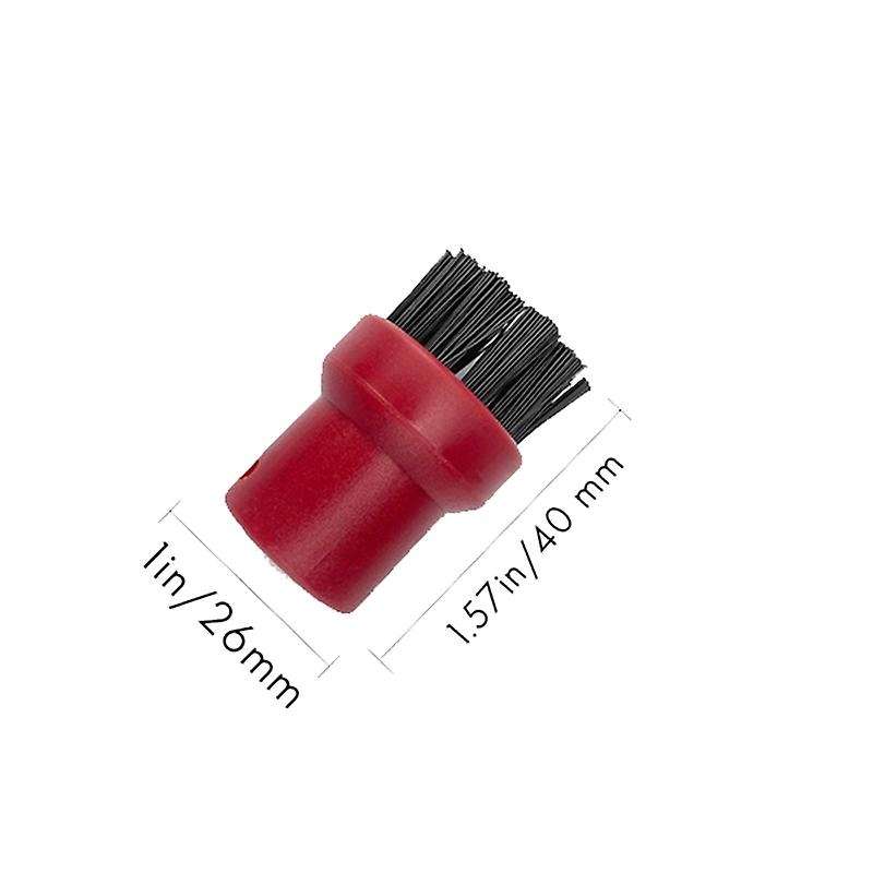 Steam Cleaner Glass Window Nozzle Round Brush for Karcher Sc1 Sc2