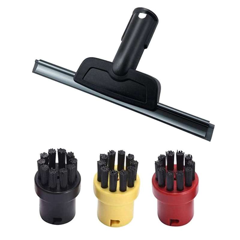 Steam Cleaner Glass Window Nozzle Round Brush for Karcher Sc1 Sc2