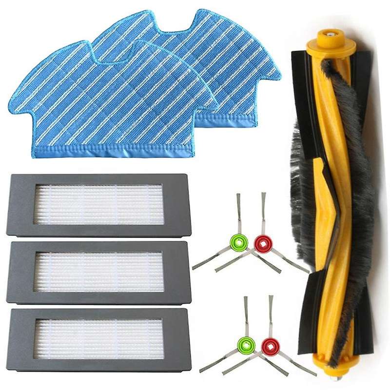 Filter Main Brush Mop Cloth Set Replacement for Vacuum Cleaner Parts