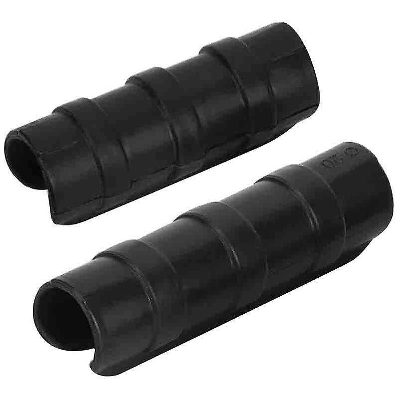 50pcs Black Greenhouse Plastic Film Frame Pipe Tube and Clip 20mm
