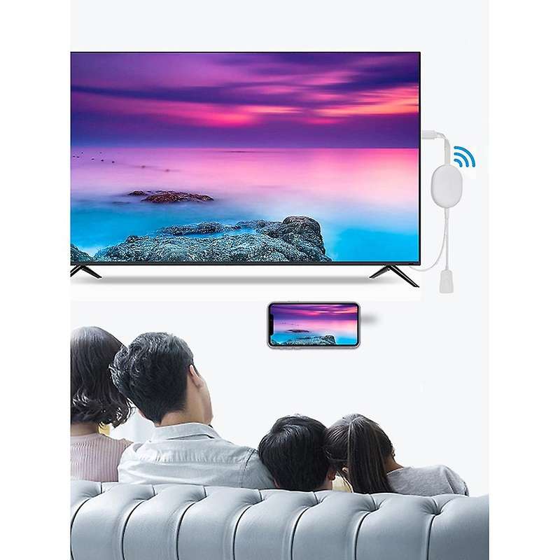 E38 Tv Stick Adapter Wifi Display Dongle Receiver for Miracast-white