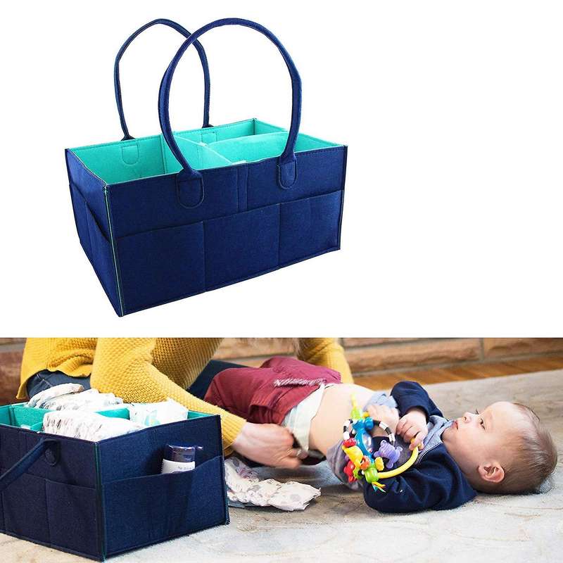 Baby Diaper Caddy Organizer for Changing Table, Car, Bathroom
