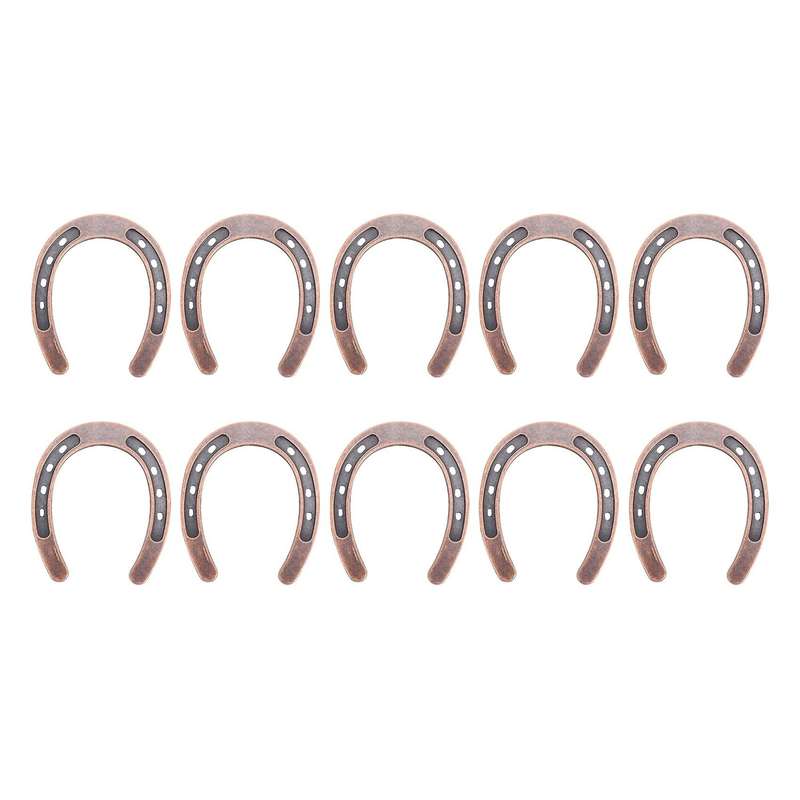 10pcs Good Lucky Horseshoe Wedding Favors with Kraft Tags Gifts