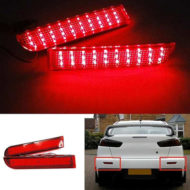 Car Rear Bumper Reflector Led Tail Brake Stop Light for Mitsubishi