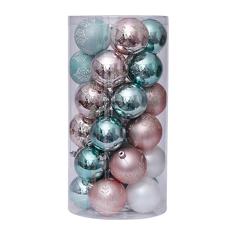 30pcs Christmas Tree Ball Ornaments Set Shatterproof Decor Balls-gold