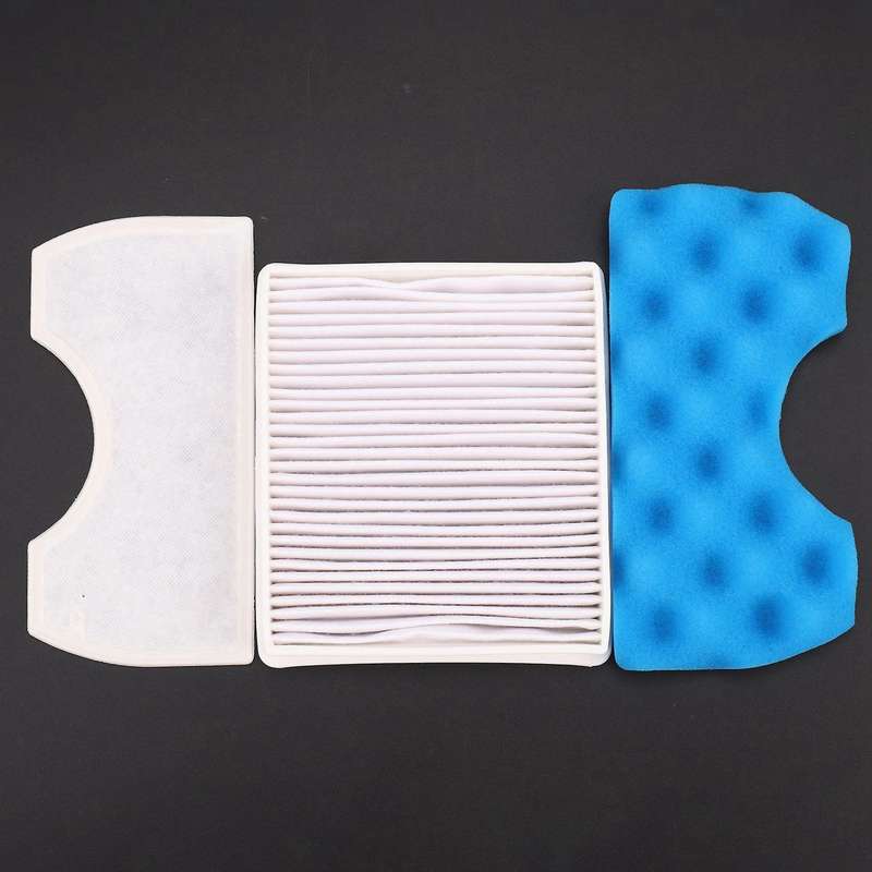 4x Vacuum Cleaner Dust Filter+4x Set Of Filter Cotton White Vc-b710w