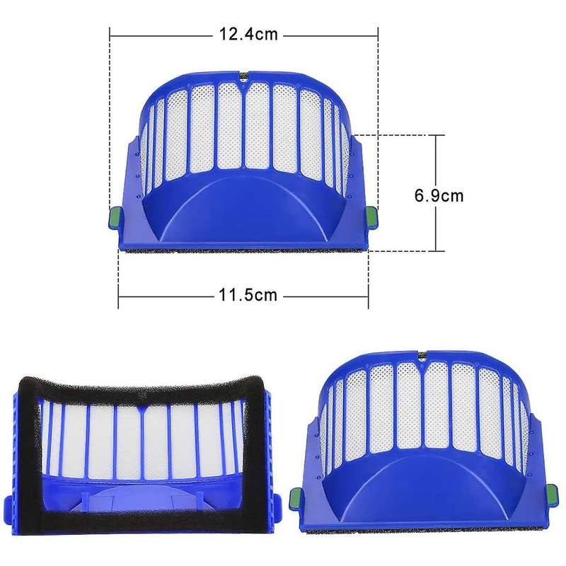 For Roomba 600 650 620 651 621 616 605 Main Side Brush Hepa Filter