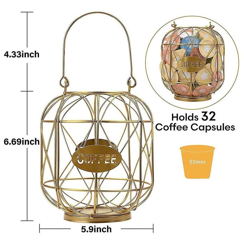 K Cup Carousel Holder-compatible with 32 K Cup Storage Rack
