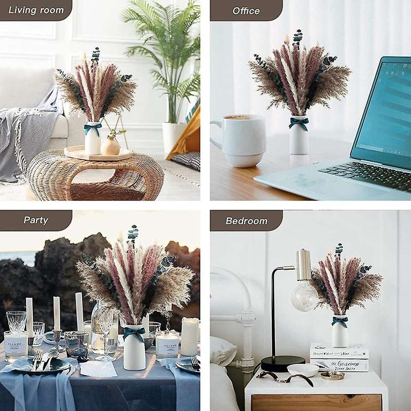 35 Pcs Dried Pampas Grass 17 Inches Pampas Grass Decor Pampas Grass