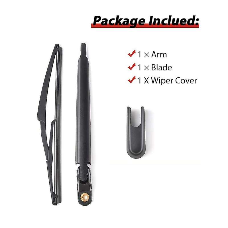 2x 28780-jm00a Rear Windshield Wiper Arm Blade Set for Nissan Qashqai