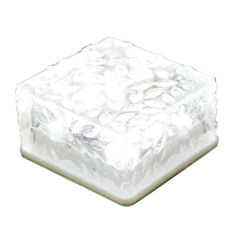 Led Solar Lce Cube Lights for Garden Courtyard Pathway Decoration B