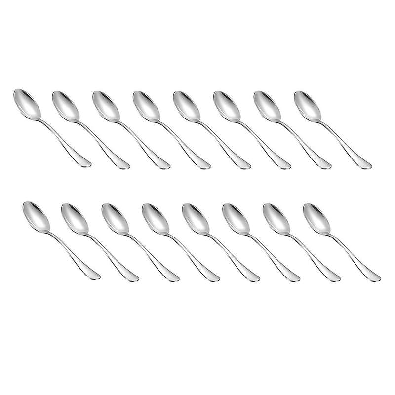 16 Pcs Teaspoons Set,stainless Steel Durable Spoons, for Home,kitchen