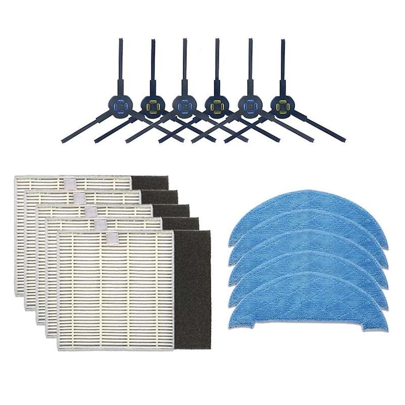 Hepa Filter Side Brush Mop for Ilife V8s X750 X785 V80 Vacuum Cleaner