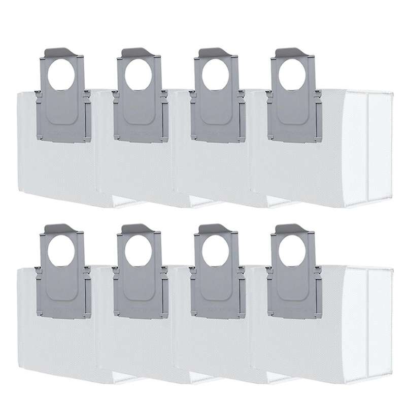 8pcs Dust Bag Replacement Accessories for Roborock T8, G10s, Q7, Max