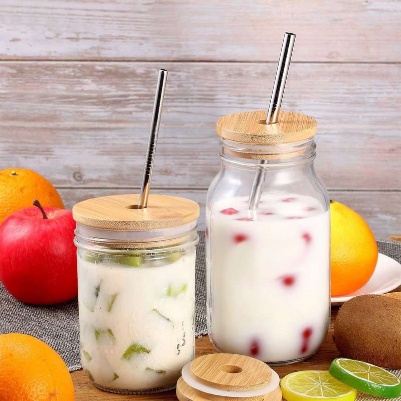 4 Pcs Mason Jar Lids,reusable Bamboo Lids,mason Jar Cover