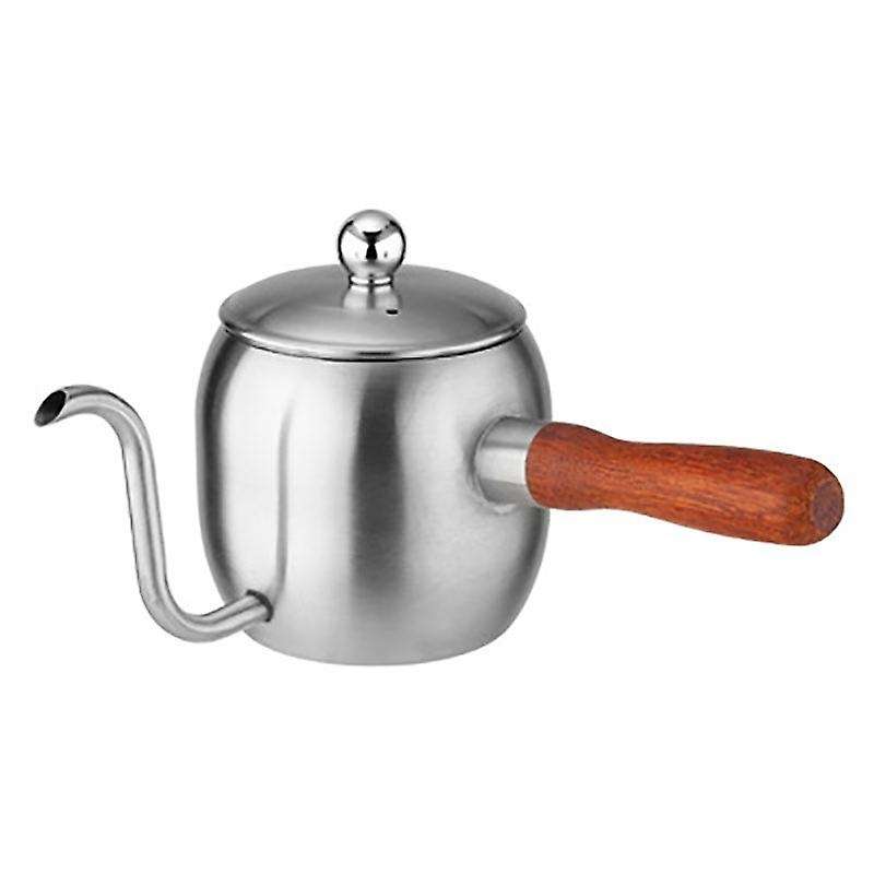 304 Stainless Steel Japanese Hand Brewed Coffee Pot 500ml True Color