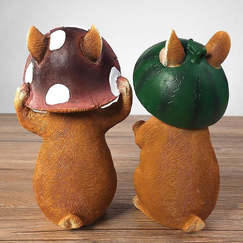 Cute Cartoon Bunny Garden Decoration Rabbit Garden Hanging Ornament-c