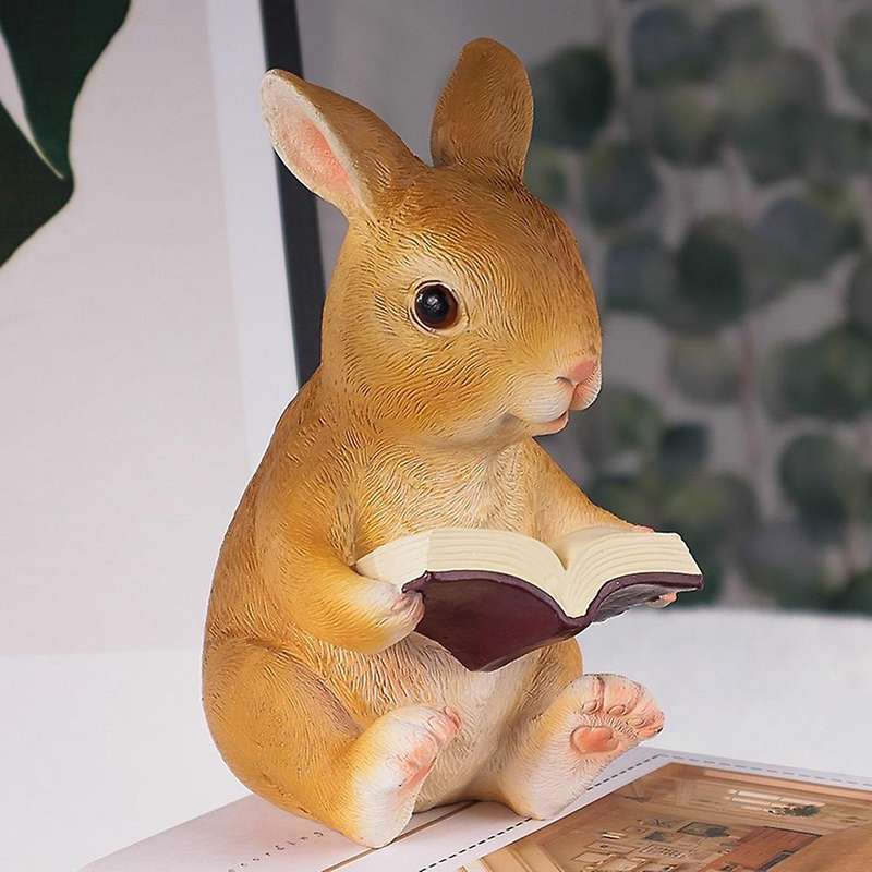 Cute Cartoon Bunny Garden Decoration Rabbit Garden Hanging Ornament-c