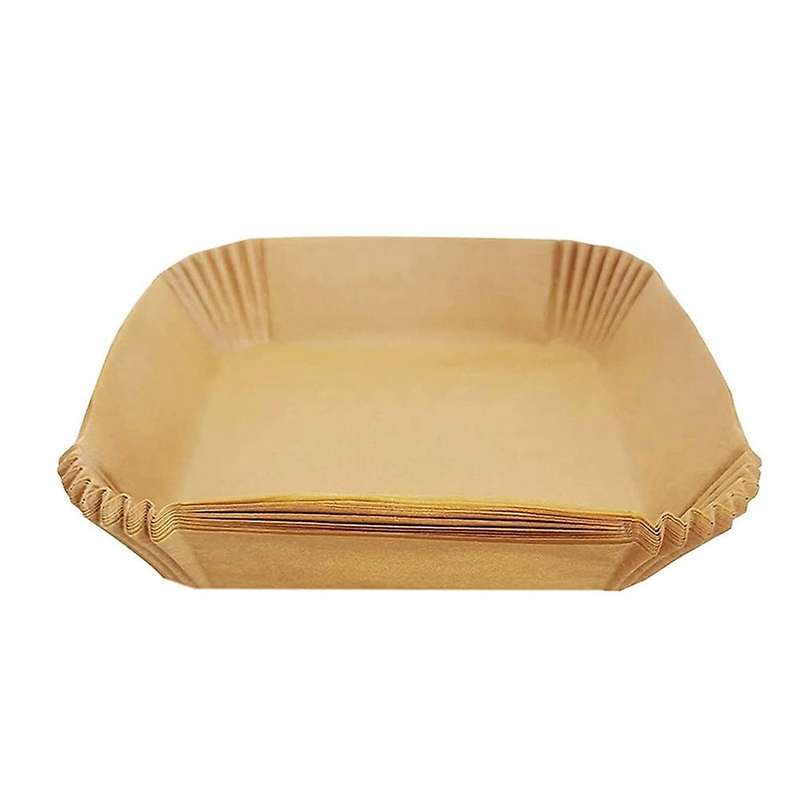 100pcs Air Fryer Disposable Paper Liner Non-stick Oil-proof,a