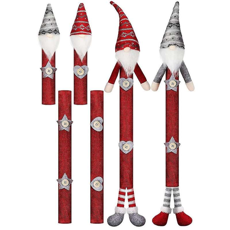 6 Pieces Christmas Refrigerator Handle Covers Gnome Handle Covers