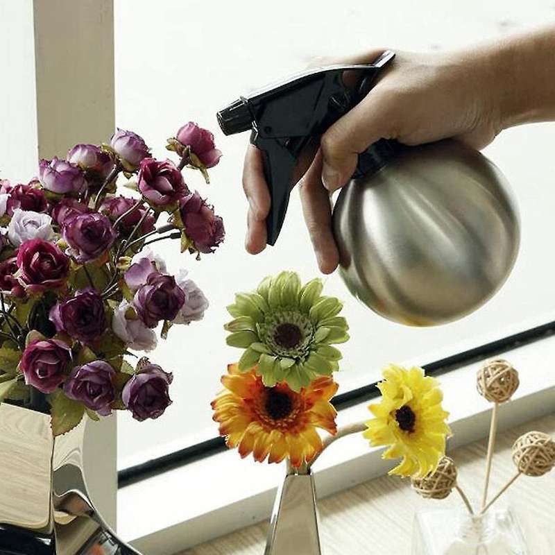500ml 304 Stainless Steel Watering Bottle Gardening Plant Spray