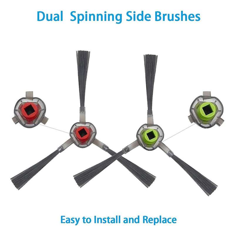 Filter Brush Cloth Replacement Parts Set for Yeedi K650 (17 Pieces)