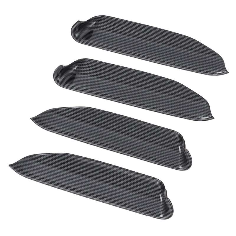 4pcs Carbon Fiber Car Door Handle Bowl Cover Trim for Id.4x Id4x 2022