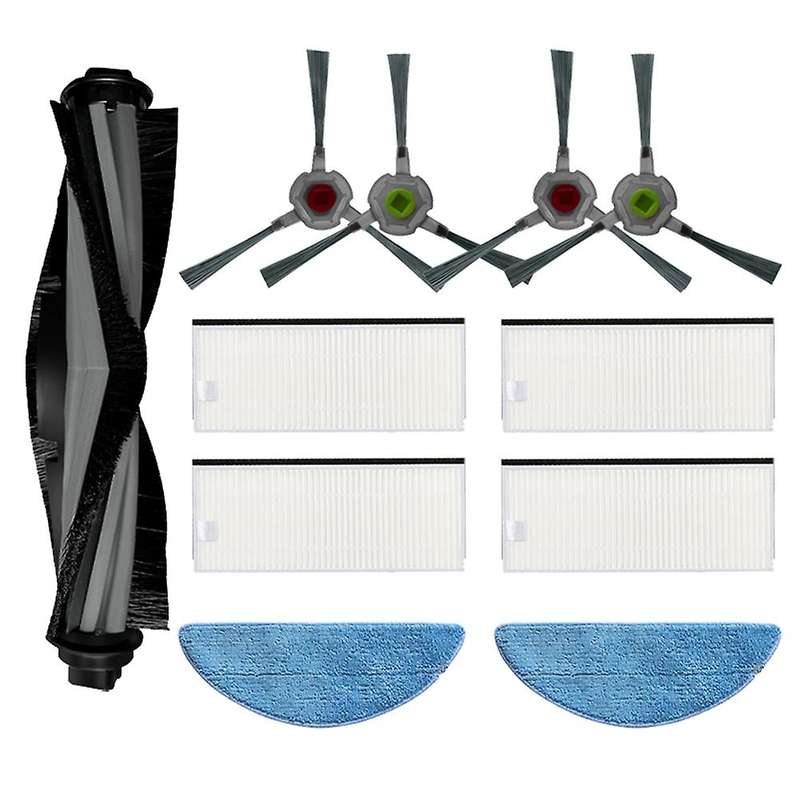 Main Brush,side Brush, Filter Screen & Mop Cloth for Yeedi K650 Robot