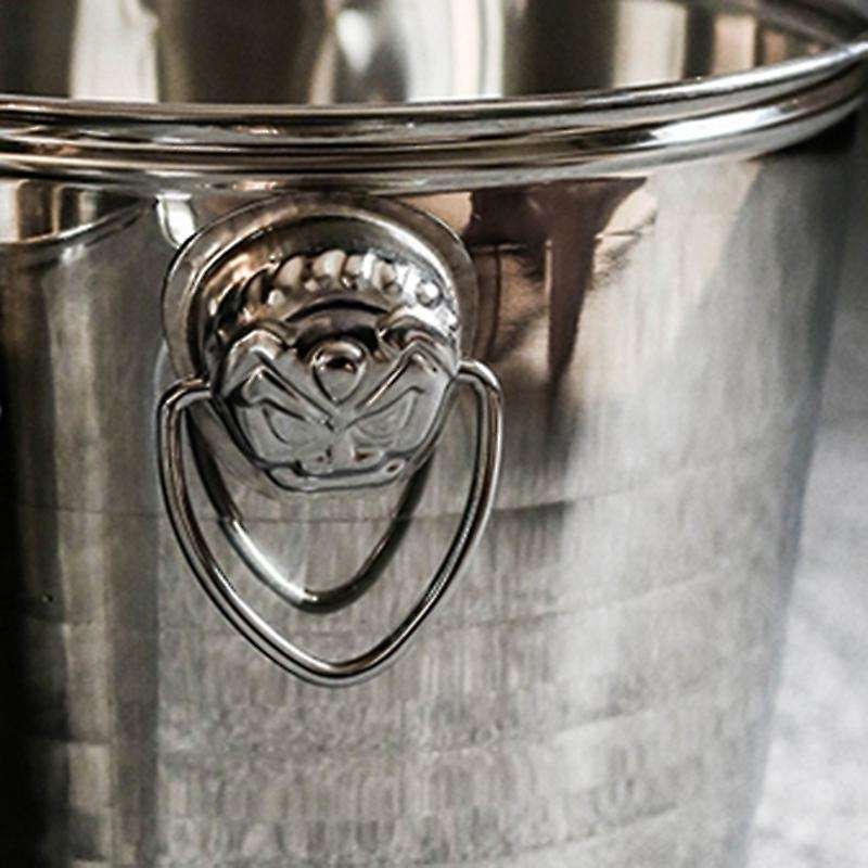 Stainless Steel Ice Punch Bucket Bar Party Ice Bucket Container 3l