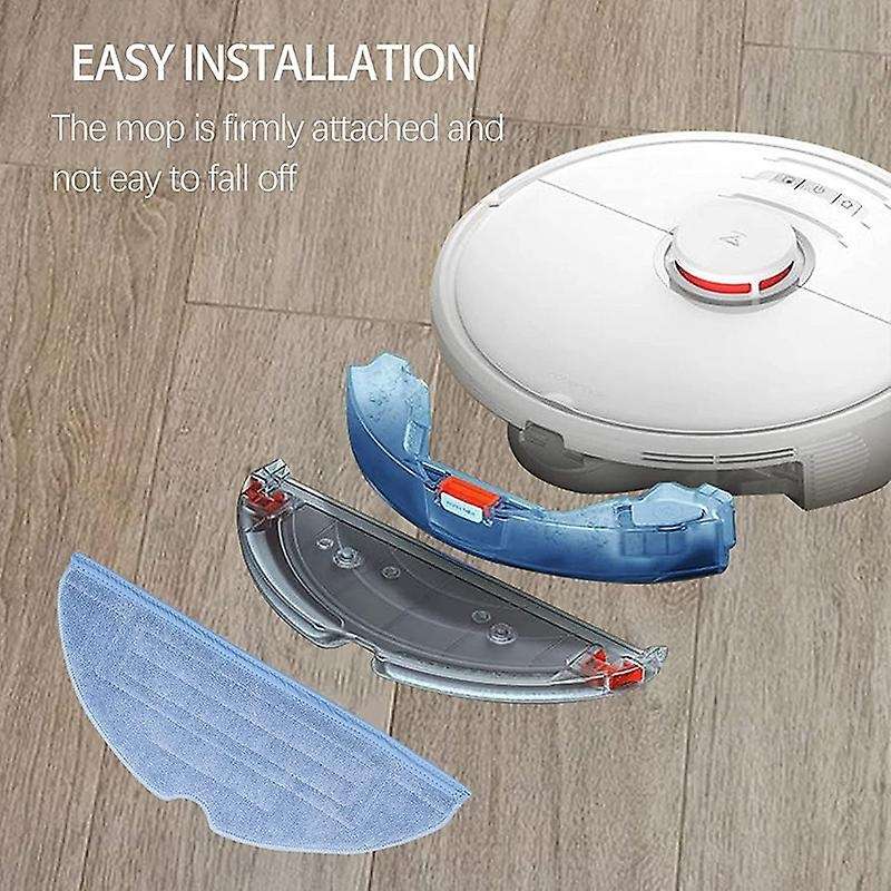 10 Pcs Mop Pads for Xiaomi Roborock S7 T7s T7 Plus Microfiber Pad
