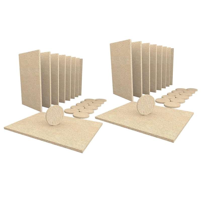 8 Large Stick Felt Sheets 12 Round Felt Pads to Protect Hardwood