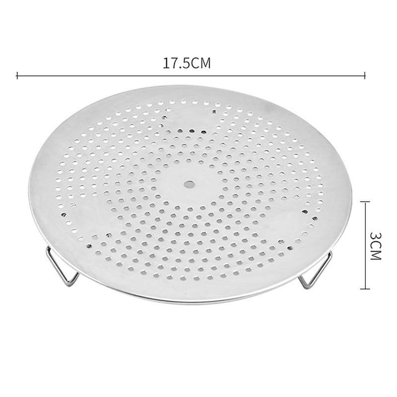 3-in-1 Cake Mold Steel Flour Sieve Steamer Cake Mold Baking Tool A