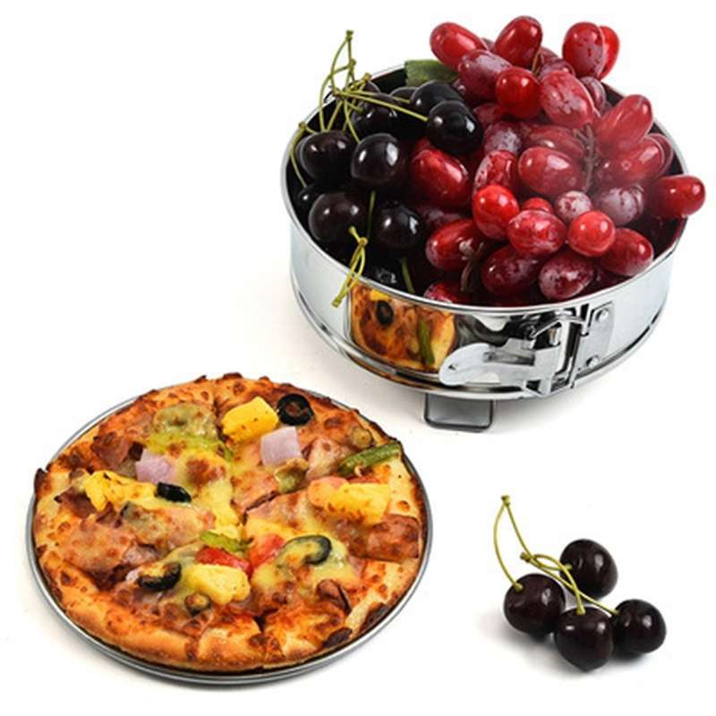 3-in-1 Cake Mold Steel Flour Sieve Steamer Cake Mold Baking Tool A