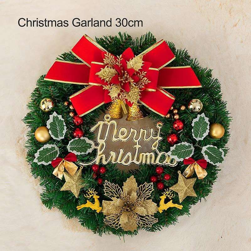 Christmas Decoration Wreath 30cm Christmas Tree Shopping Red 1