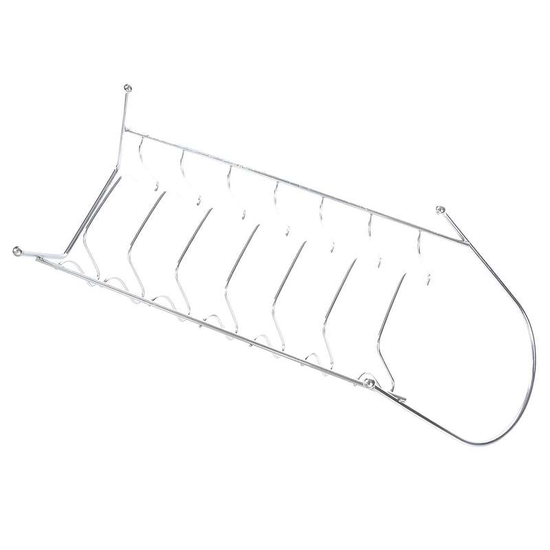 Organizer 7 Slots Chrome Plated Dish Racks Countertop Drying Stand