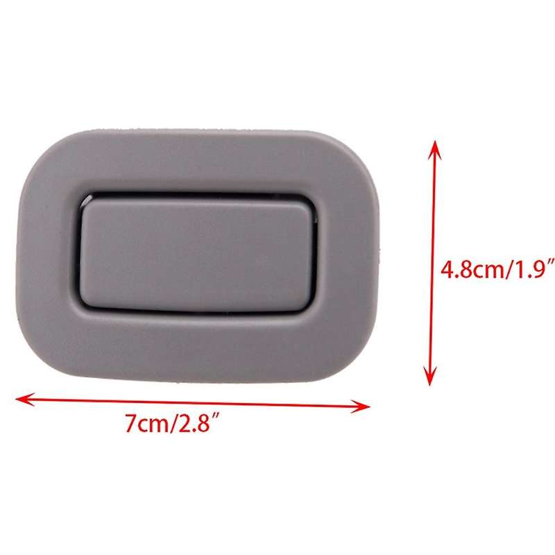 Rear Left Right Seat Recliner Button Gray Grey Color Car 64328ag011