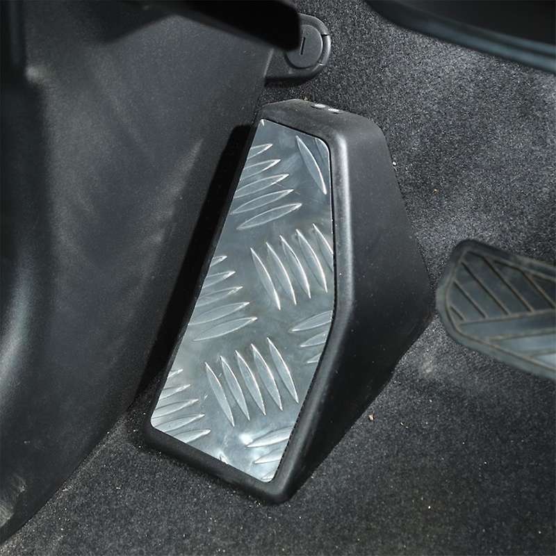 Car Left Foot Rest Pedal Covers for Suzuki Jimny 2019 2020 (silver)
