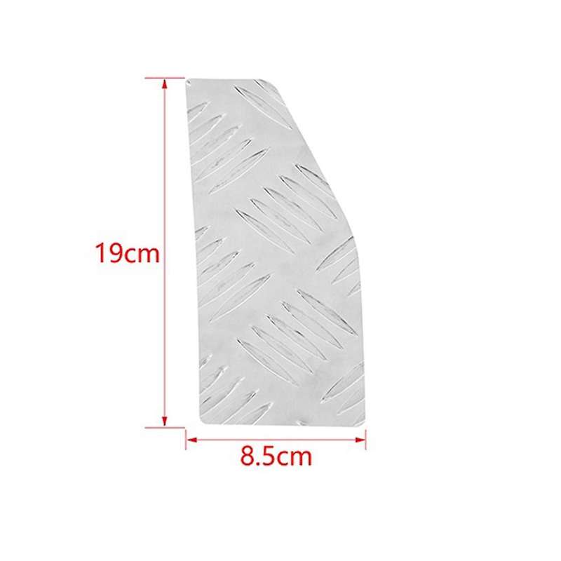 Car Left Foot Rest Pedal Covers for Suzuki Jimny 2019 2020 (silver)