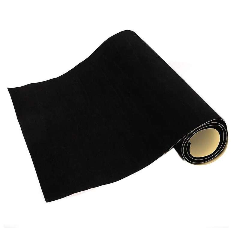 2pcs Self Adhesive Felt Fabric, Soft Velvet Drawer Liner Black