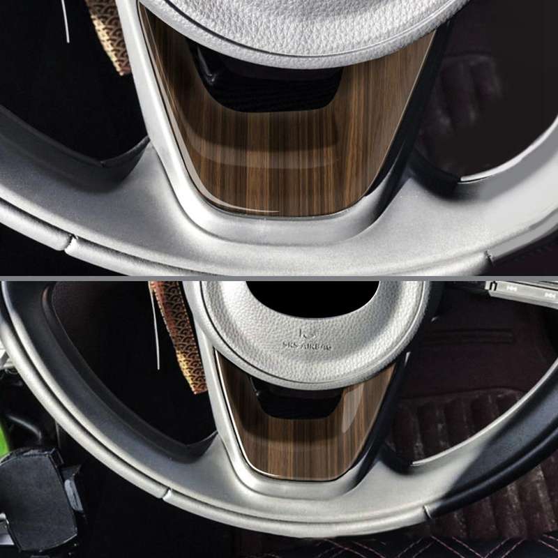 Car Steering Wheel Panel Decorative for Toyota Aqua Peach Wood Grain