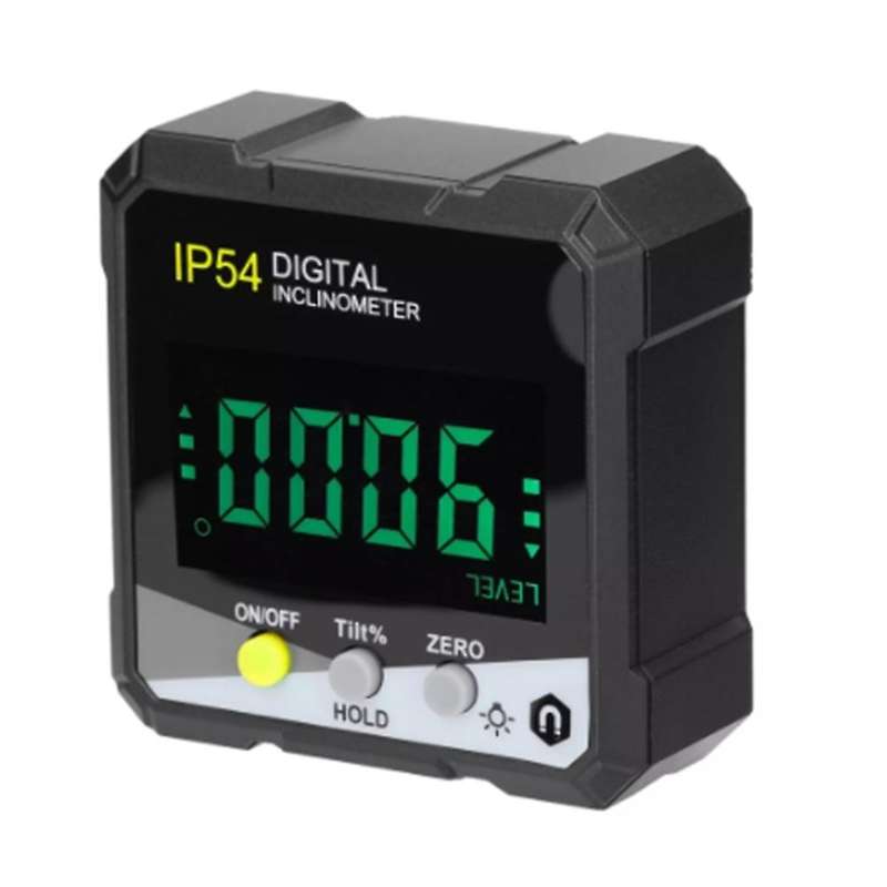 Ip54 4x90digital Inclinometer Lcd Slope Meter Angle Ruler -yellow