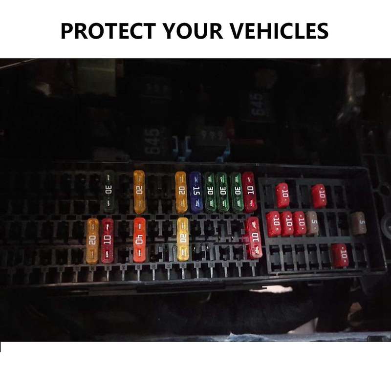 288pcs Car Fuse Plug Fuse Splitter Standard Fuse Holder Fuse Kit