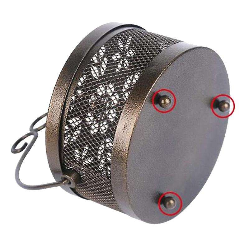 Mosquito Coil Holder, Fireproof Sandalwood Coil Burner with Lid,1 Pcs