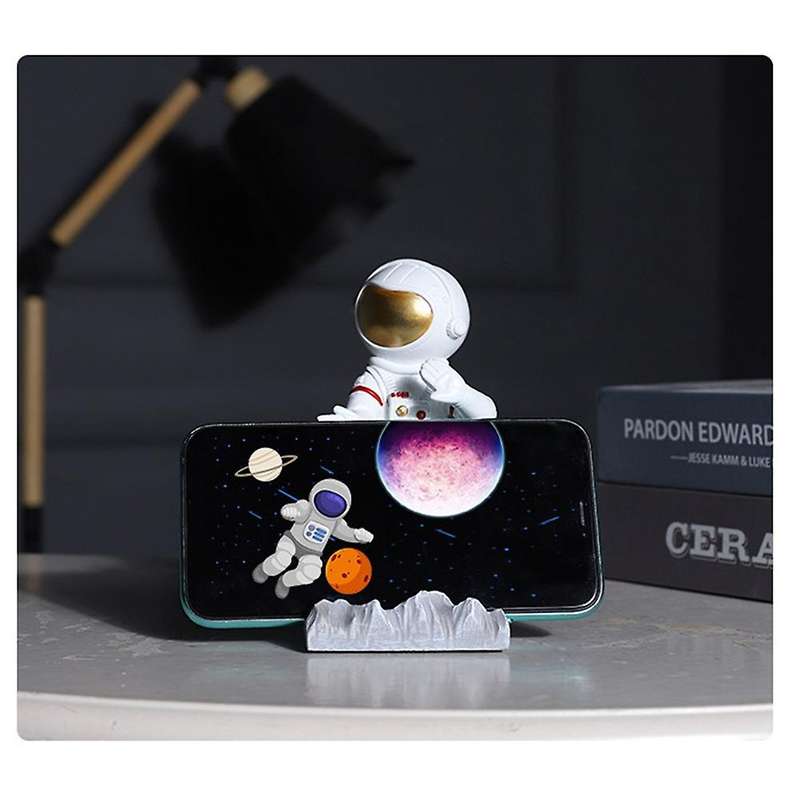 For Iphone and Android Smartphone Stand Creative Astronaut Holder A