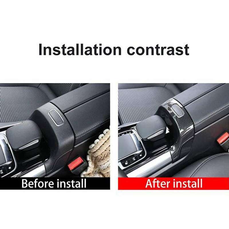 Car Center Armrest Box Switch Button Cover Trim Frame Decor