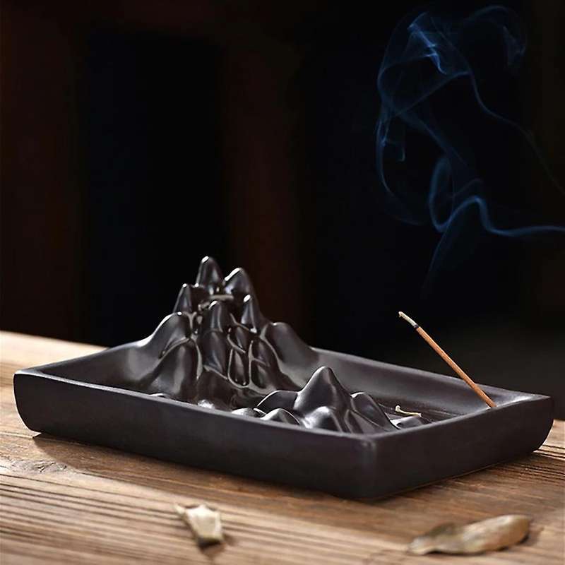 Mountain Backflow Incense Burner Incense Stick Holder Ceramic Holder
