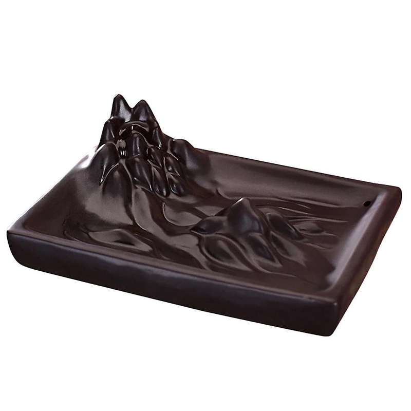 Mountain Backflow Incense Burner Incense Stick Holder Ceramic Holder
